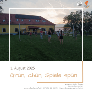 Grün, chün, Spiele spün