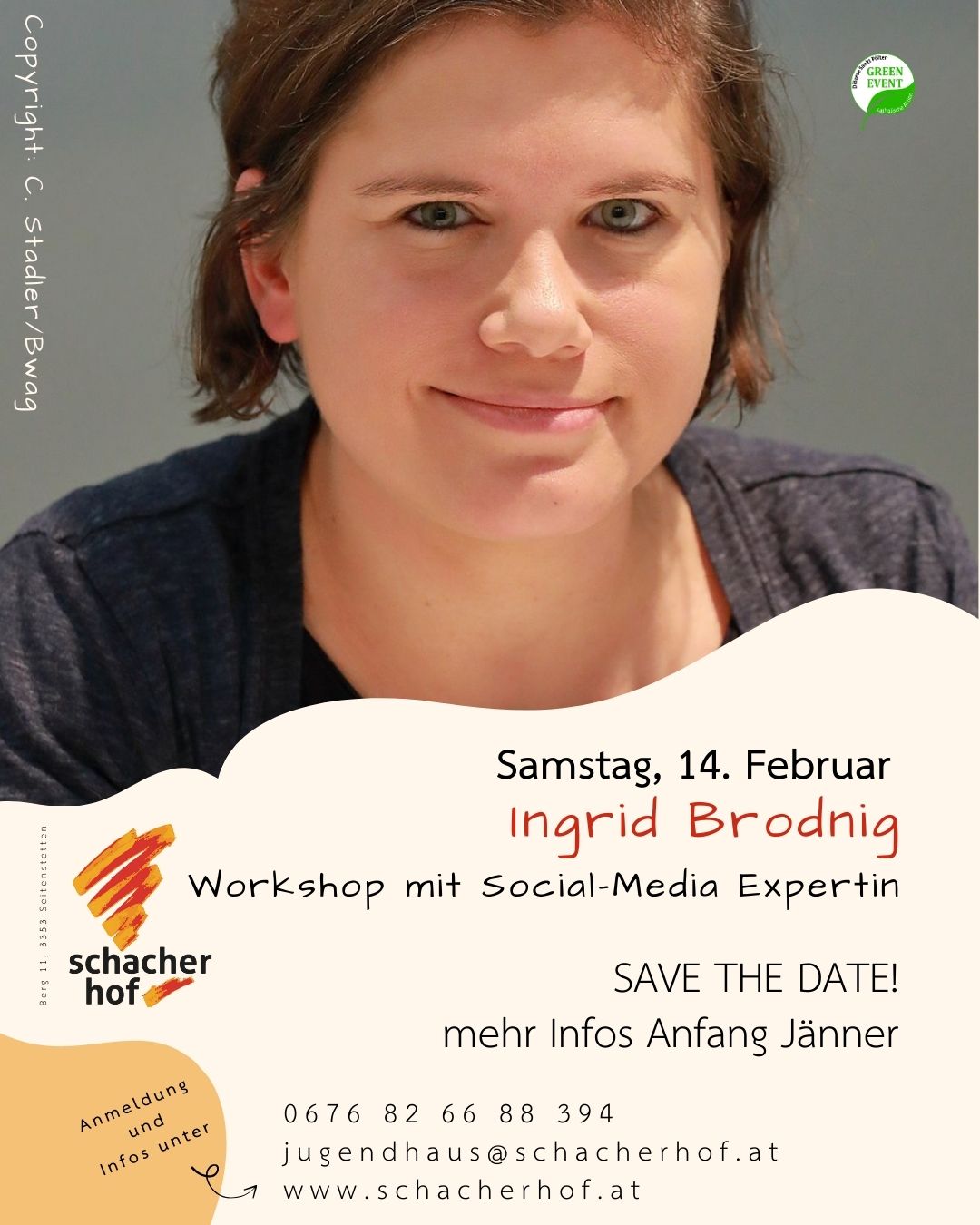 Save the date Ingrid Brodnig