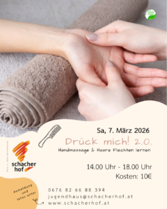 Drück mich! 2.0. Flechten & Handmassage