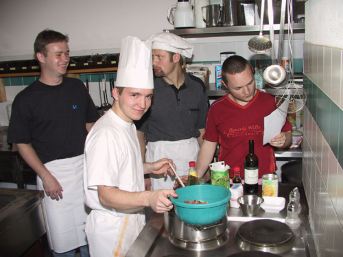 Männerkochkurs 2002