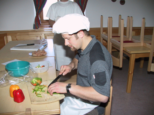 Männerkochkurs 2002