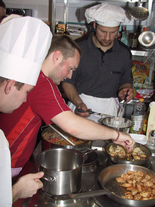 Männerkochkurs 2002